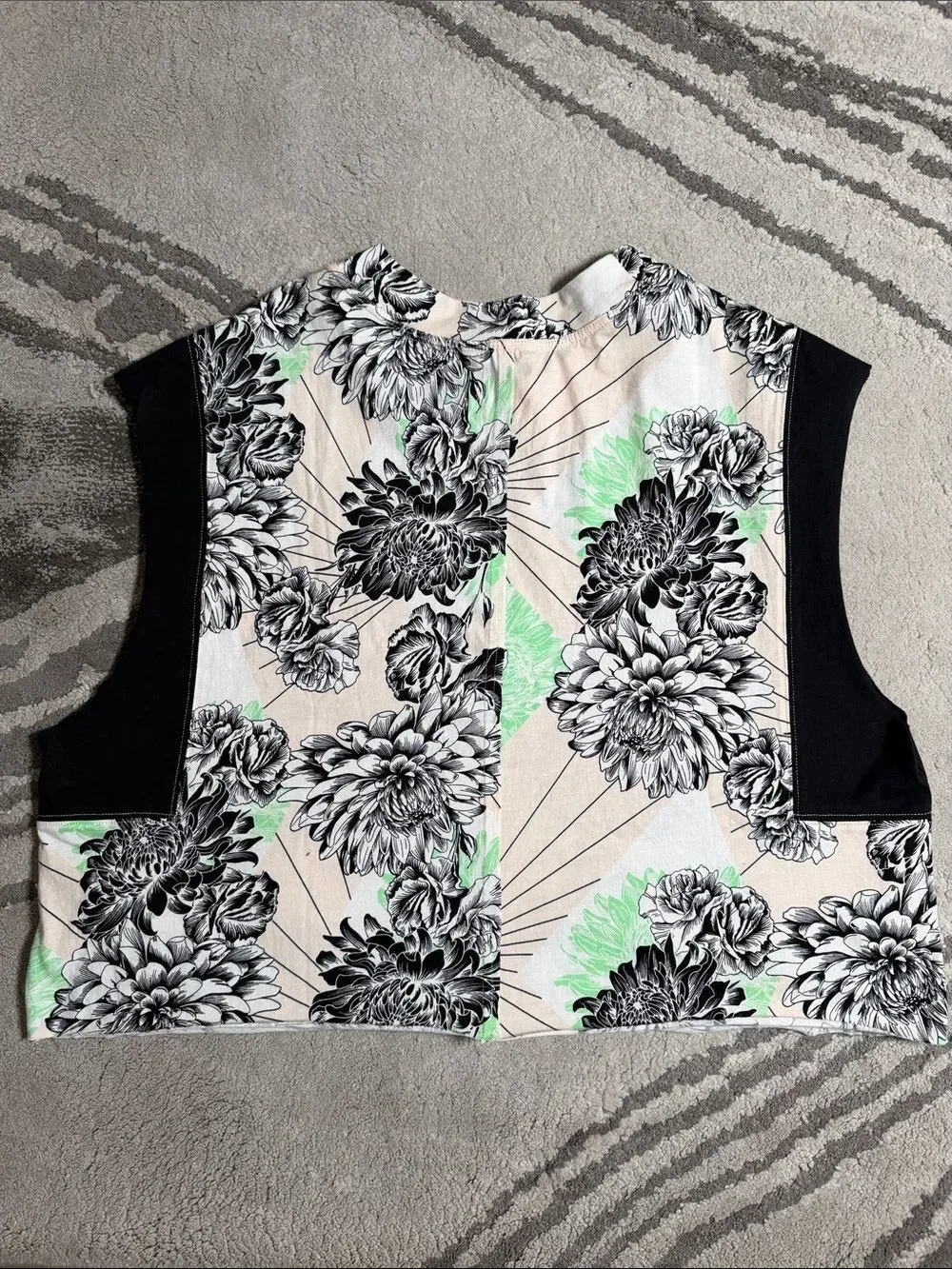 NWOT Free People Oversized Floral Tank